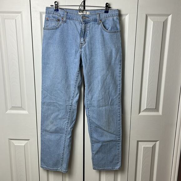 Levi’s 550 Relaxed Tapered Jeans Light Blue 8 Medium - Picture 1 of 10